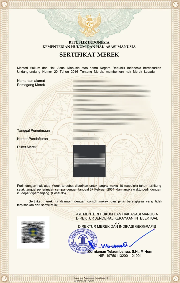 SERTIFIKAT MEREK PG 3